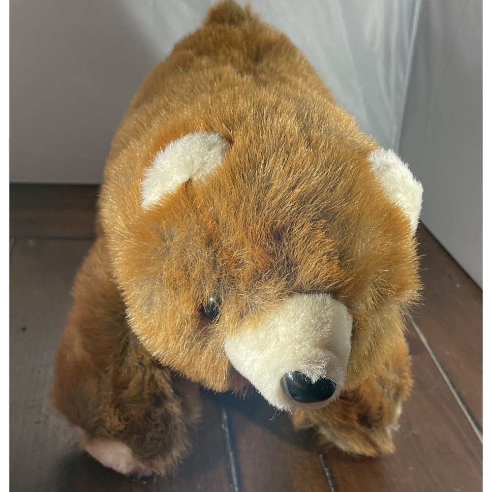 Play-By-Play Unisex Kids Plush‎ Bear Brown Realistic Standing Grizzly Animal